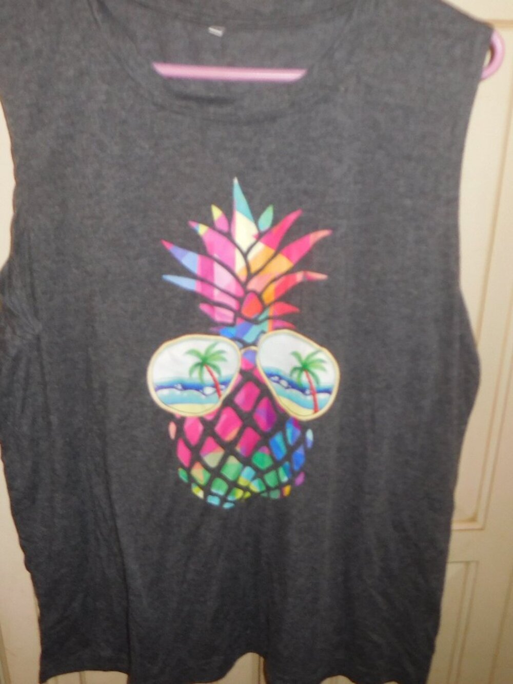 Pineapple Sleeveless Shirt
